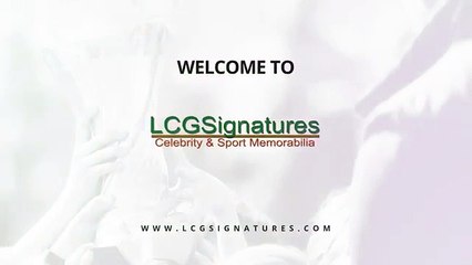 LCG Signatures: Signed Sports Memorabilia in California