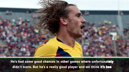 Valverde pleased by Griezmann goal