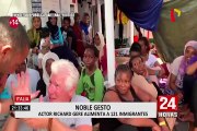 Richard Gere visita a migrantes varados en buque humanitario