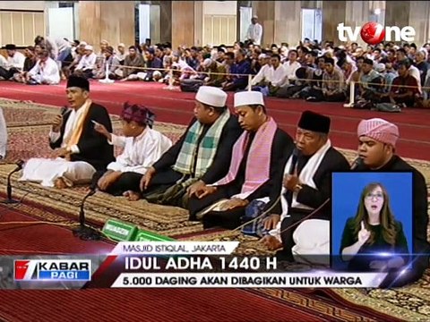 Istiqlal Gelar Shalat Idul Adha, Jemaah Padati Masjid