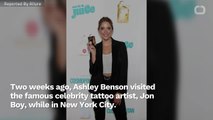 Ashley Benson Gets Tattoo for Cara Delevingne