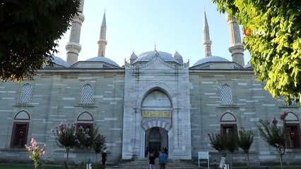 Selimiye Camii bayram sabahı doldu taştı