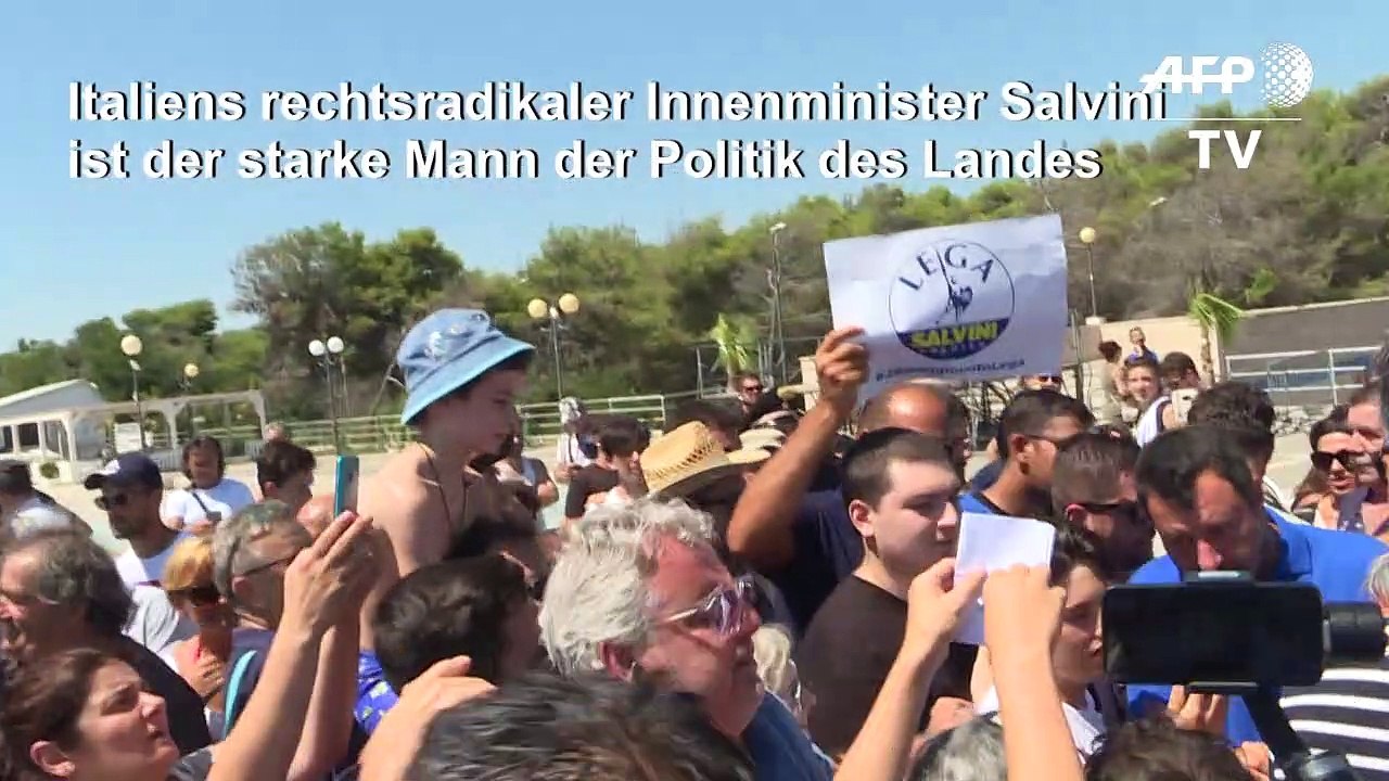 Nicht willkommen: Salvini stößt in Süditalien auf Protest