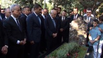 Bahçeli, Türkeş'in anıt mezarını ziyaret etti