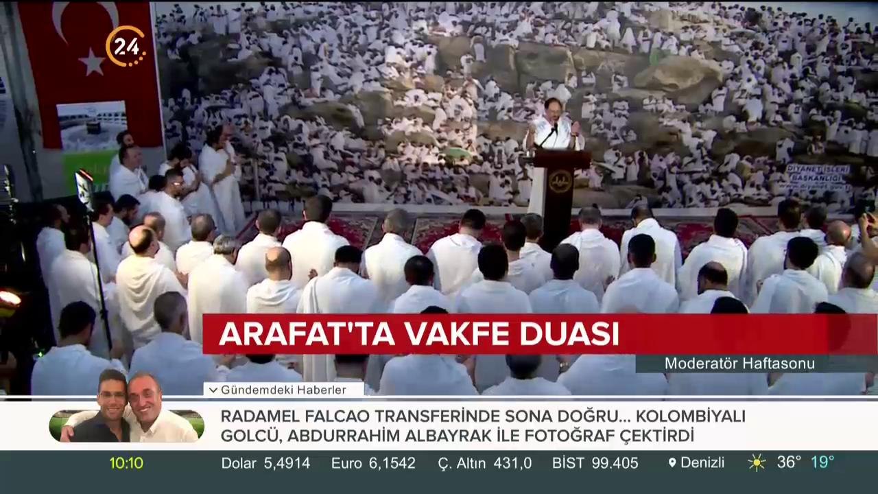 Duayı Prof. Erbaş yaptı