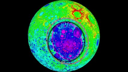 De dónde vino? “Inesperado” hallazgo en la LUNA de una masa de metal enterrada bajo la Cuenca Aitken Polo Sur