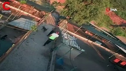 Barınaktaki pitbullar böyle çalındı