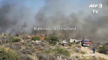 Waldbrände in Griechenland halten Feuerwehren in Atem