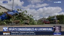 Luxembourg: après la tornade, la commune de Bascharage constate les dégâts