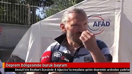 Deprem bölgesinde buruk bayram