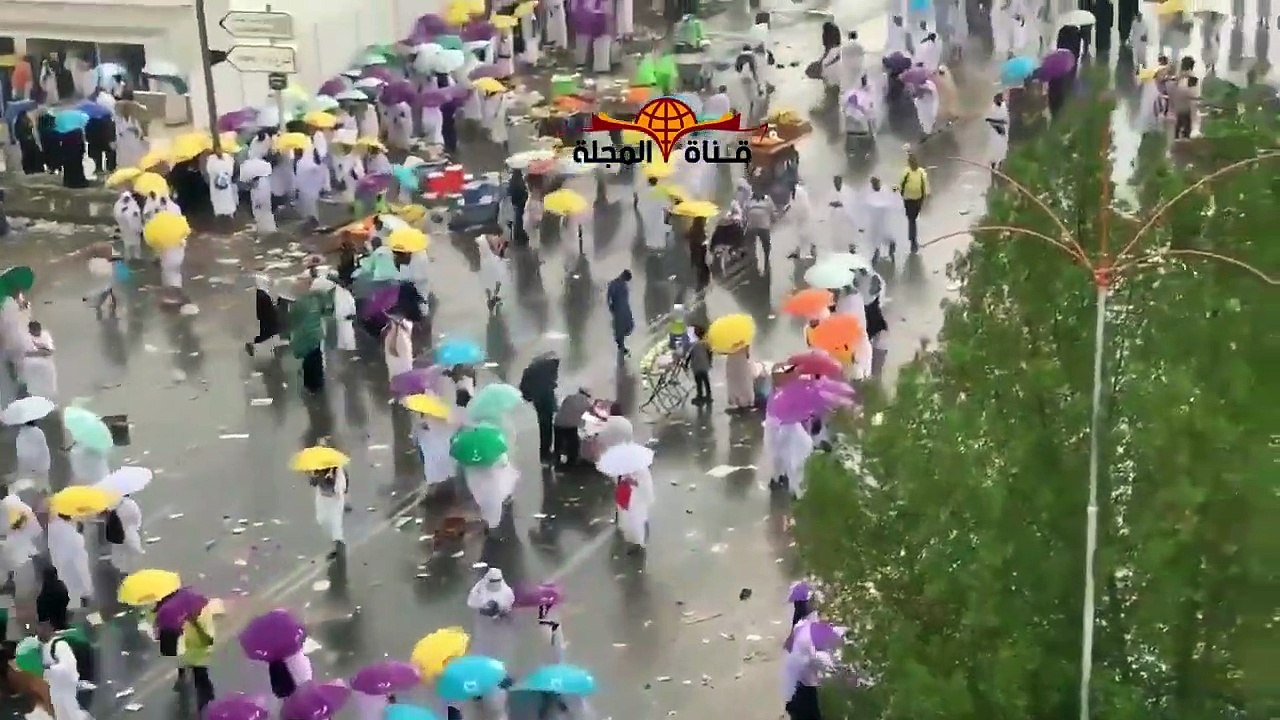 أجمل ما تشاهده في يوم عرفه 2019 .. أمطار غزيرة تغمر الحجاج في صعيد عرفه ومكه ..سبحان الله الرحمن