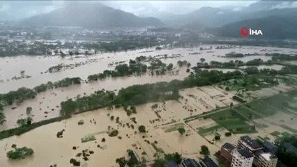 - Çin'i Vuran Lekima Tayfununda Ölü Sayısı Artıyor- Felaket Havadan Görüntülendi