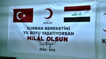 Türk Kızılay Irak'ta bin 50 aileye kurban eti ulaştıracak