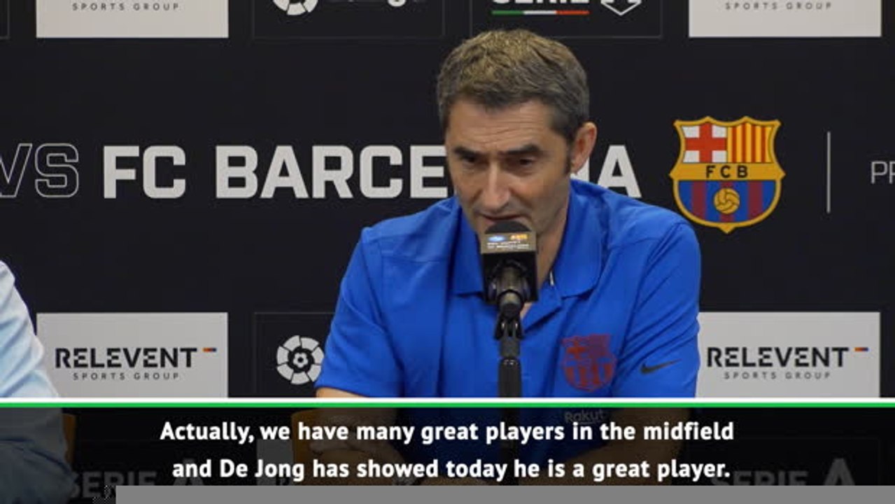 De Jong just one of several great options we have- Valverde