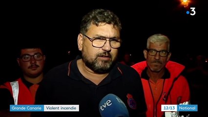 Espagne : près d'un millier d'hectares brûlés par un incendie sur l'île de Grande Canarie