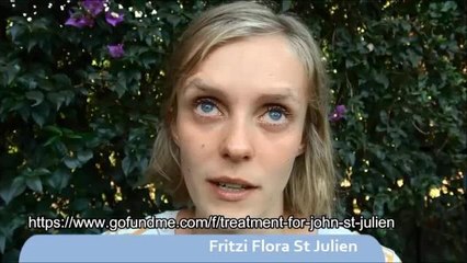 Wife of John St Julien who needs treatment for Lyme Disease.