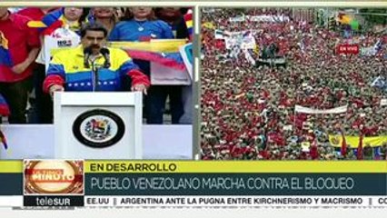 Nicolás Maduro llama a combatir la política imperialista de Trump