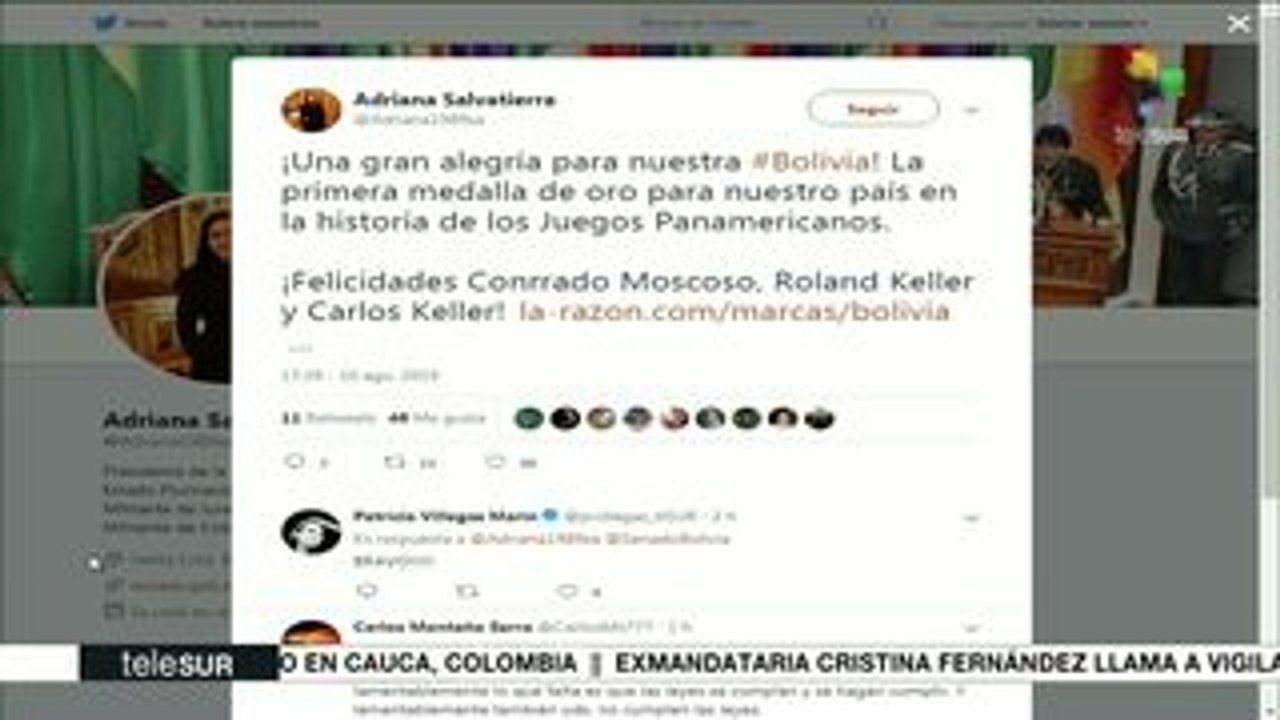 Bolivia gana su primera medalla de oro en Juegos Panamericanos