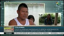 Colombia: Asesinan a dos guardias indígenas en Cauca