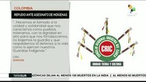 Colombia: repudian asesinato de guardias indígenas en el Cauca