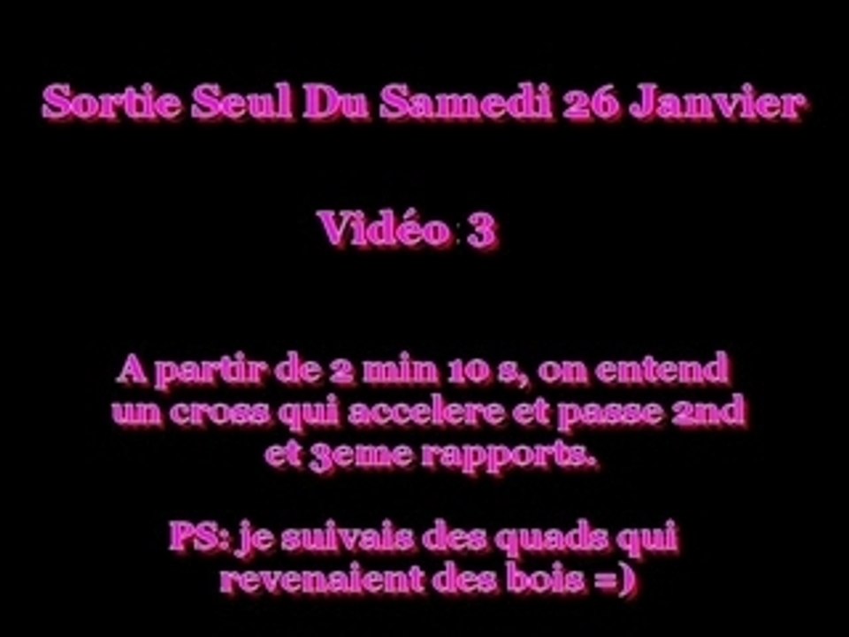 3_ Sortie Solo 26/01/08