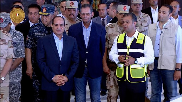 السيسي في جولة تفقدية بمنتجع ماسة العلمين عقب صلاة عيد الأضحى