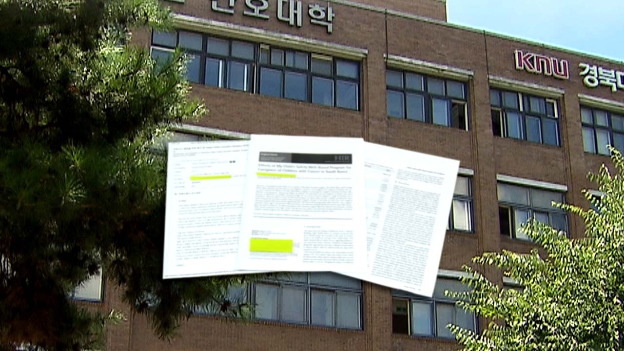 [단독] 곳곳에 논문 표절 의혹...학교는 "나 몰라" / YTN