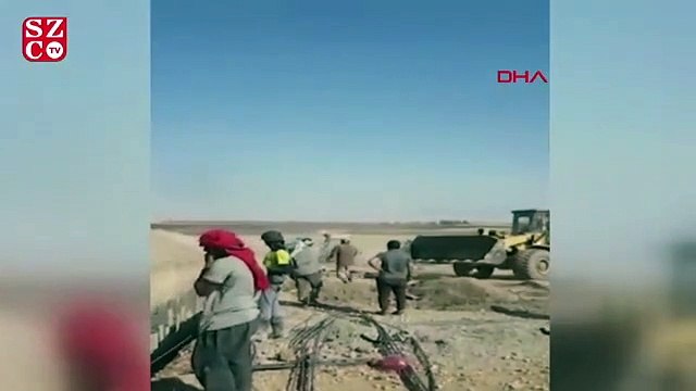 Teröristlerin Resulayn'daki tünel ve siper kazıları devam ediyor