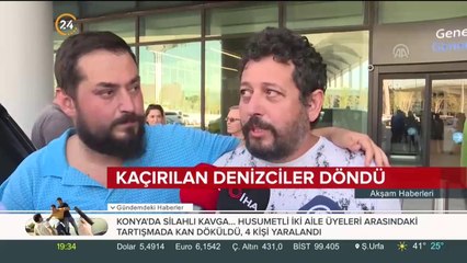 Türk denizciler Türkiye'de