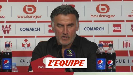 Galtier «On a manqué de constance, de rigueur et de détermination» - Foot - L1 - Losc