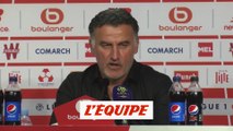 Galtier «On a manqué de constance, de rigueur et de détermination» - Foot - L1 - Losc