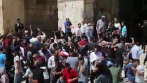Enfrentamientos en la Explanada de las Mezquitas en Jerusalén