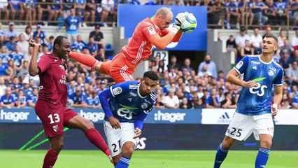 Match nul (1-1) entre le Racing Club de Strasbourg et le FC Metz