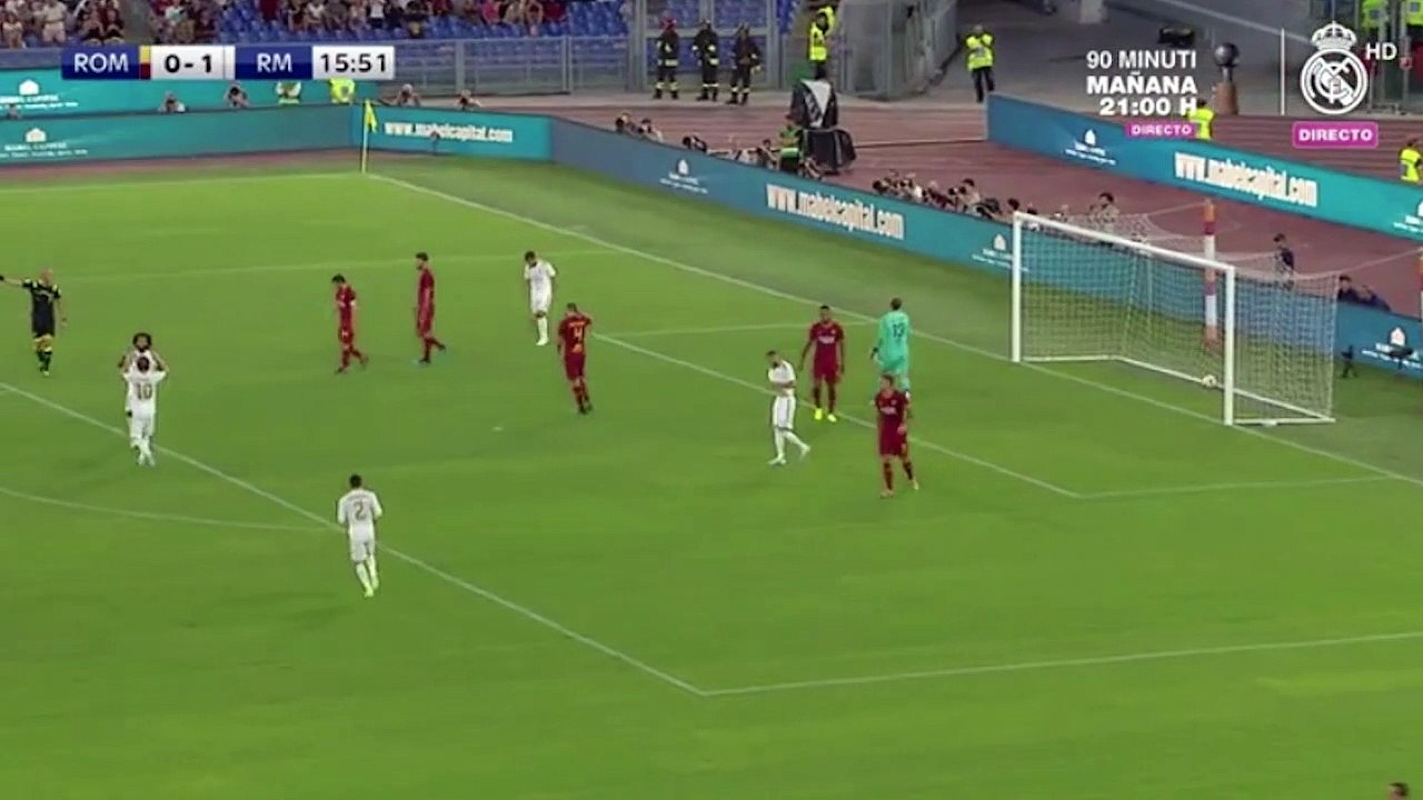 Gol de Marcelo (Roma 0-1 Real Madrid)
