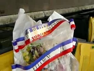 Triste fin d'une gerbe officielle...