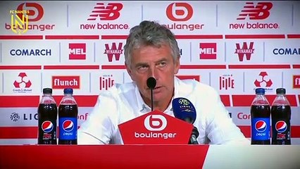 LOSC-FCN : la réaction de Christian Gourcuff