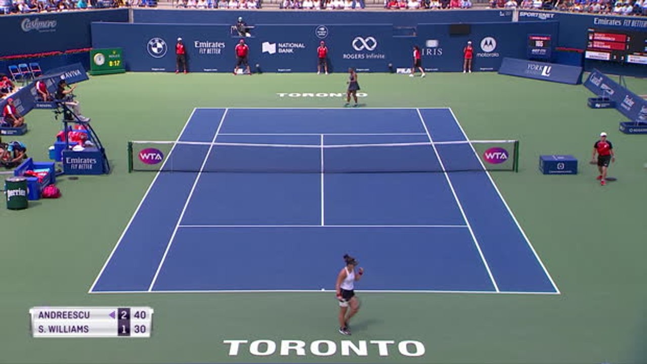 Andreescu wins Toronto title as Williams retires