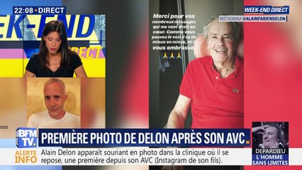 Photo d'Alain Delon: ""Il est fidèle à sa légende, d'un homme robuste""