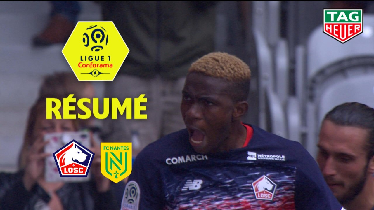 LOSC - FC Nantes (2-1)  - Résumé - (LOSC-FCN) / 2019-20