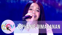 Zephanie performs her single 