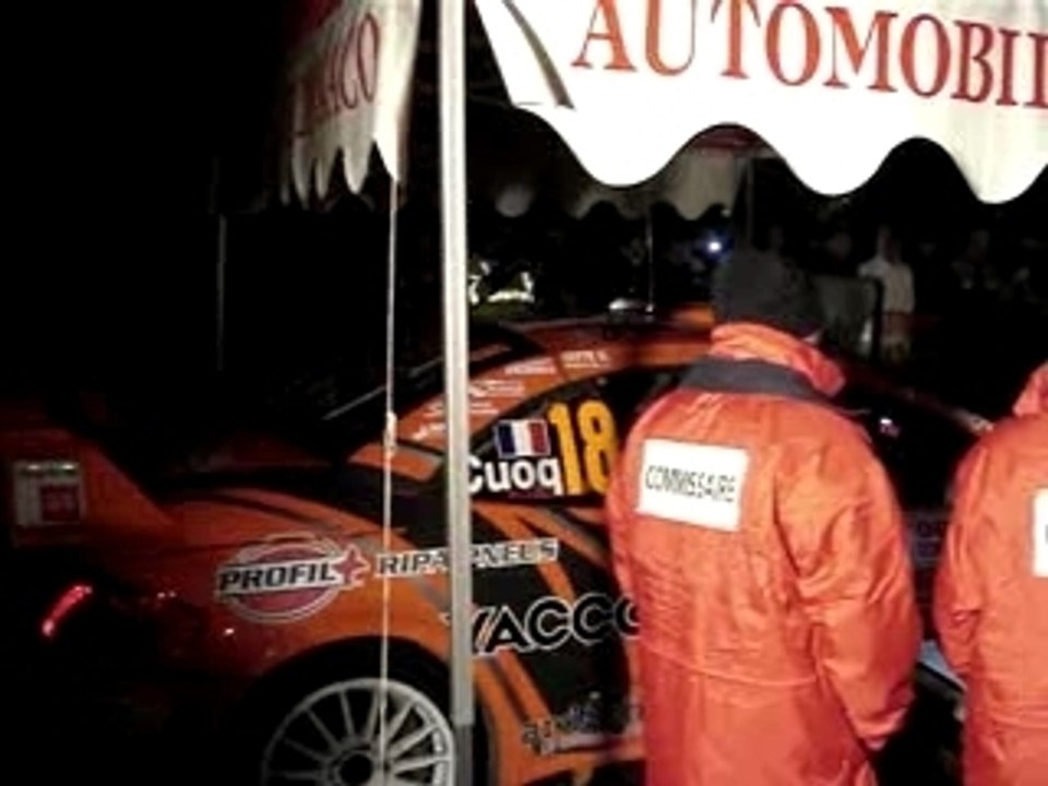 Monte Carlo 2008 depart Jean Marie Cuoq ES1