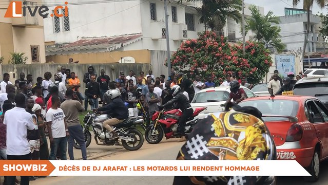 Décès de Dj Arafat - Les motards lui rendent hommage