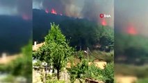 Marmara Adası'nda kontrol altına alınan yangın tekrar başladı