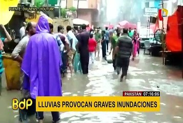Lluvias dejan decenas de muertos en Pakistán e India