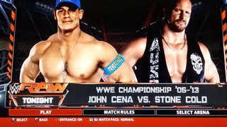 john cena vs stone cold #wwe #prowresting #wrestling