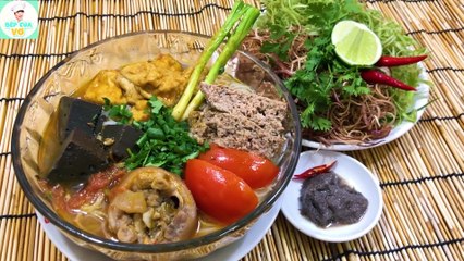 Cách nấu bún riêu đúng vị, thơm ngon