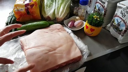 Cách làm THỊT HEO BA CHỈ QUAY