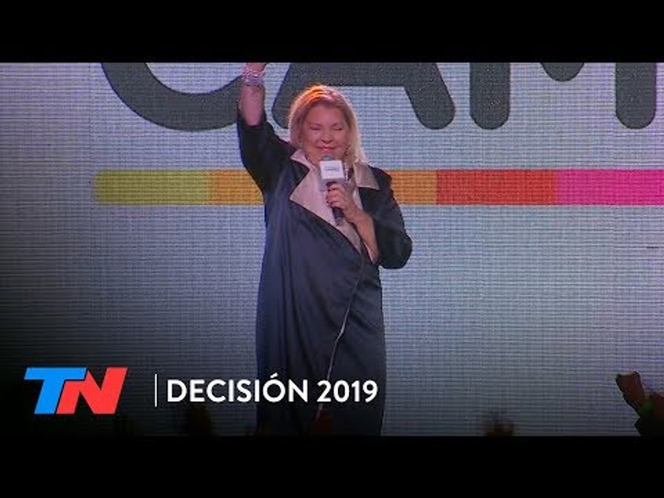 Carrió: “No es mala la adversidad para Cambiemos: nos quita la soberbia"