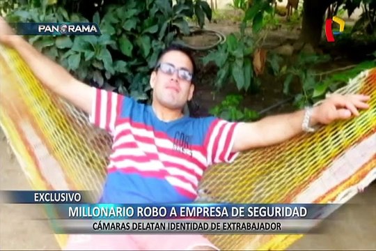 EXCLUSIVO | Millonario robo a empresa de seguridad: cámaras de seguridad identifican a extrabajador