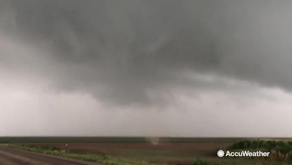 Tornado starts to form
